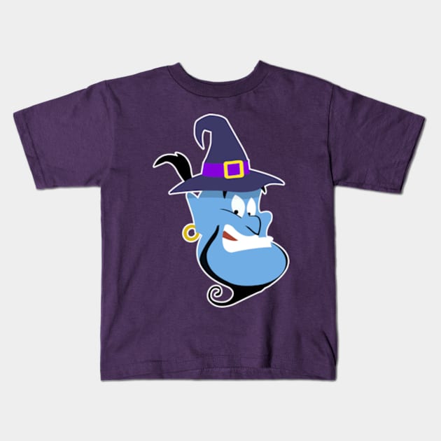 Halloween Genie Kids T-Shirt by LuisP96